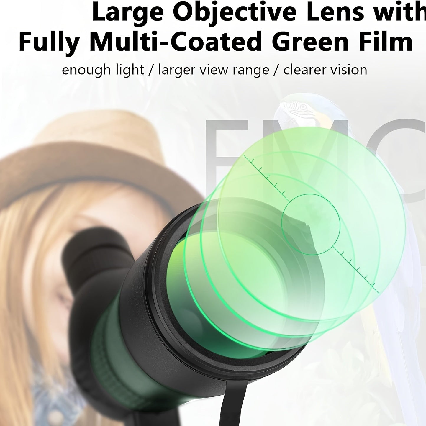 HD Binoculars with Metal Tripod for Bird Watching & Outdoor Adventures