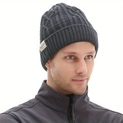 Men's Knitting Skull Cap Warm Windproof Wool Beanie Halloween Decor