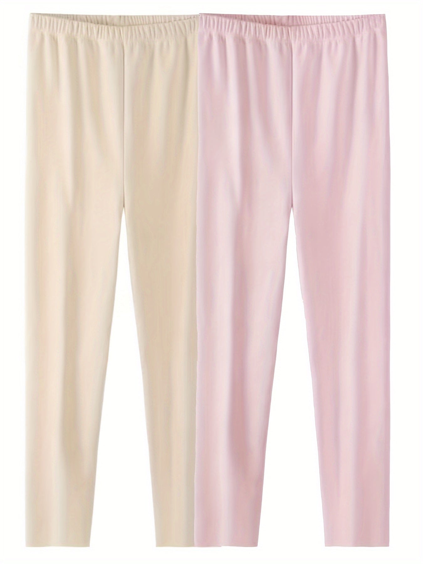 2 Pairs Thermal Pants Soft Comfy Elastic Tights Women's Lingerie