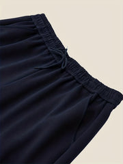 Casual Drawstring Shorts with Pockets