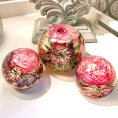 3Pcs 3D Sphere Resin Molds Seamless Ball Shapes Silicone Molds For Resin Casting