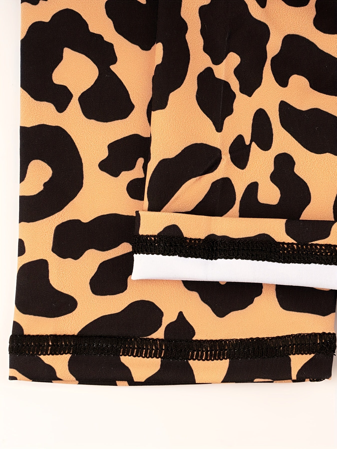 Leopard Print Yoga Pants & Bra Set