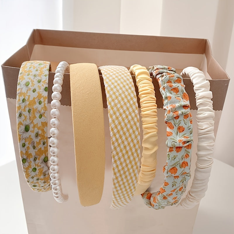 Satin Skinny Alice Band Headband Set for Girls Hair Accessory Gift