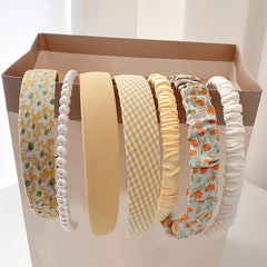 Satin Skinny Alice Band Headband Set for Girls Hair Accessory Gift