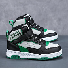 Boys High Top Skate Shoes Non Slip Casual Sneakers
