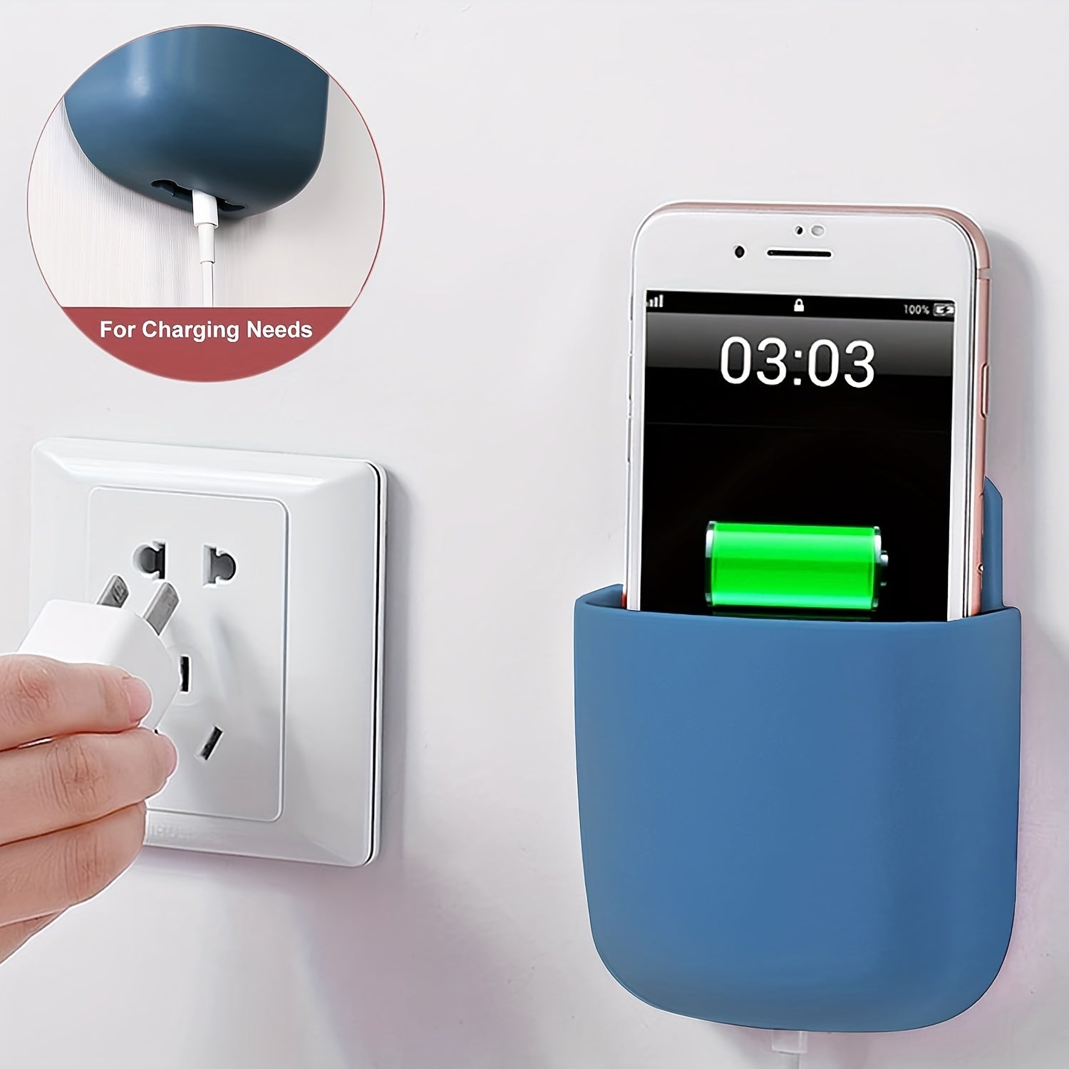 Wall Mounted Storage Remote Control Holder