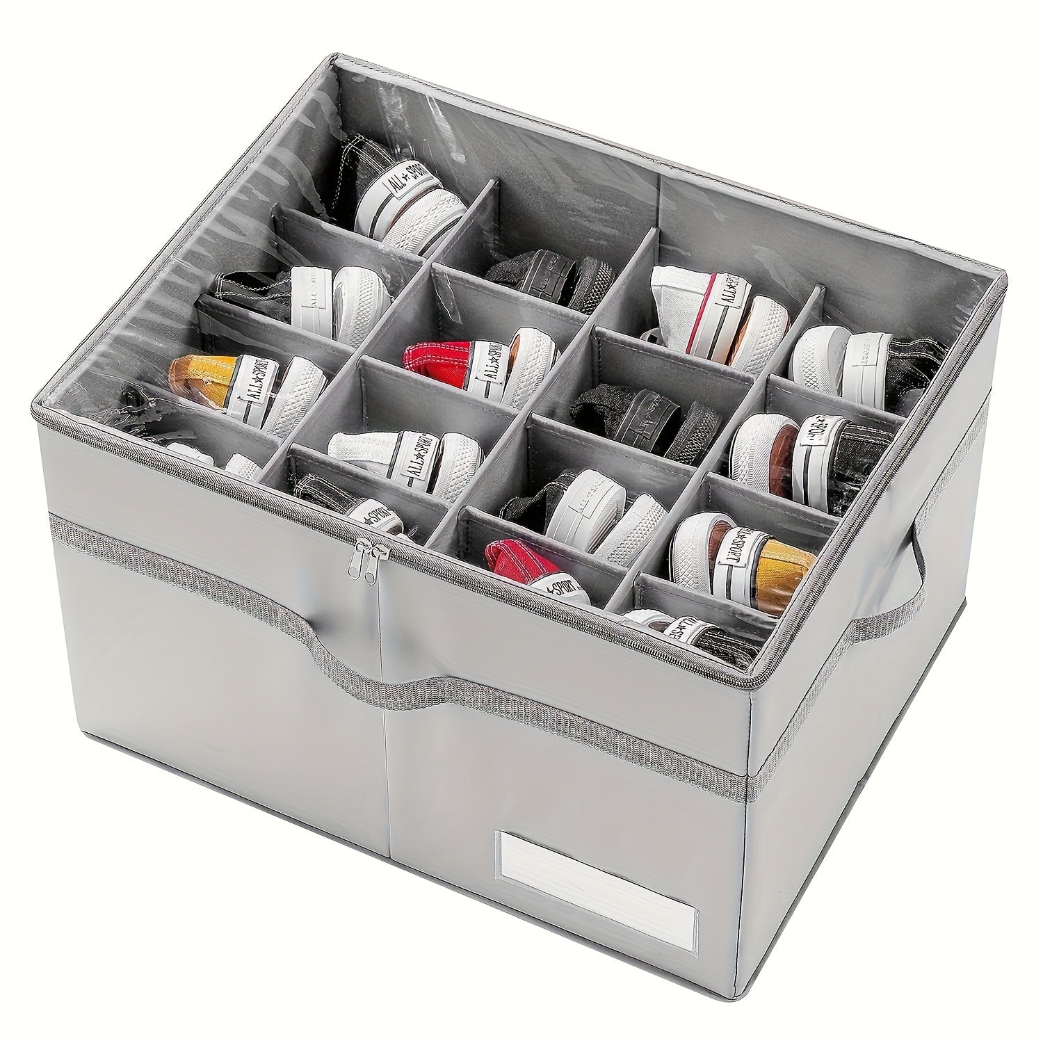 16 Grids Shoe Storage Bag Under Bed Dustproof Shoes Organizer