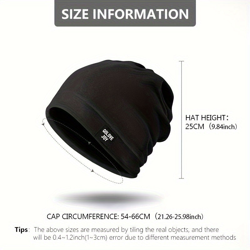 Men's Windproof Slouch Hat Outdoor Cycling Ear Protection Beanie