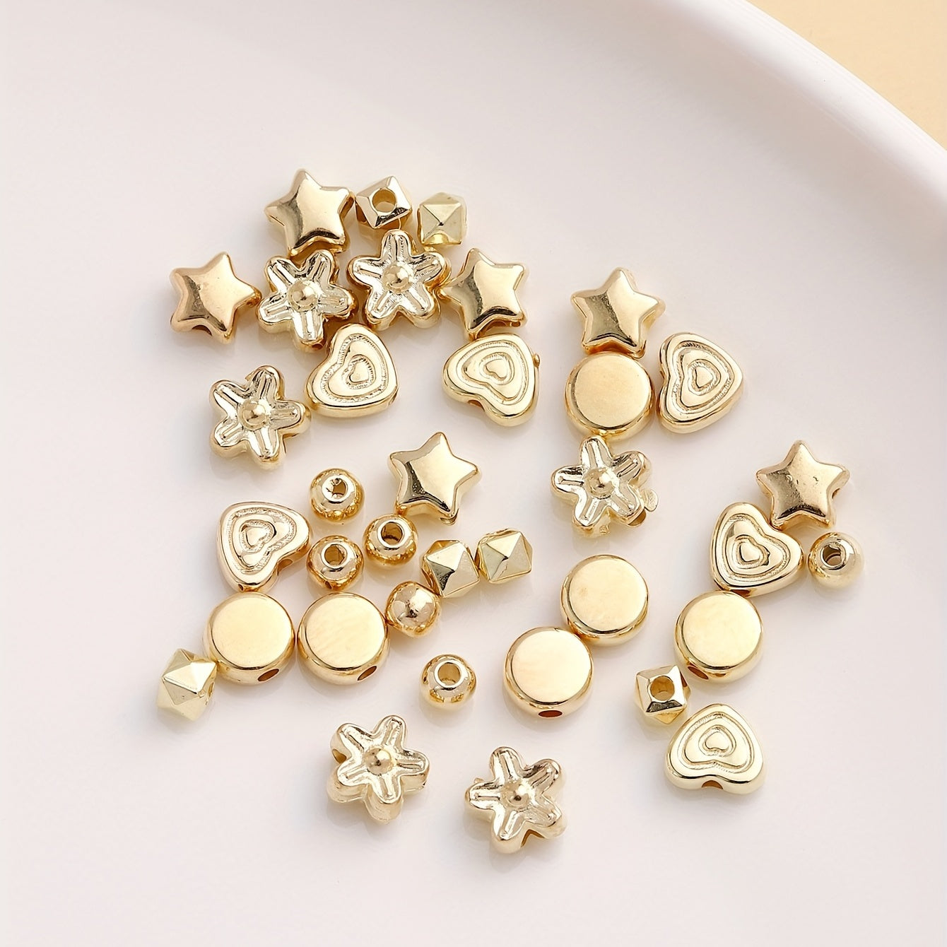 1200pcs Small Hole Beads Face cut Beads CCB Set DIY Making Jewelry Bags