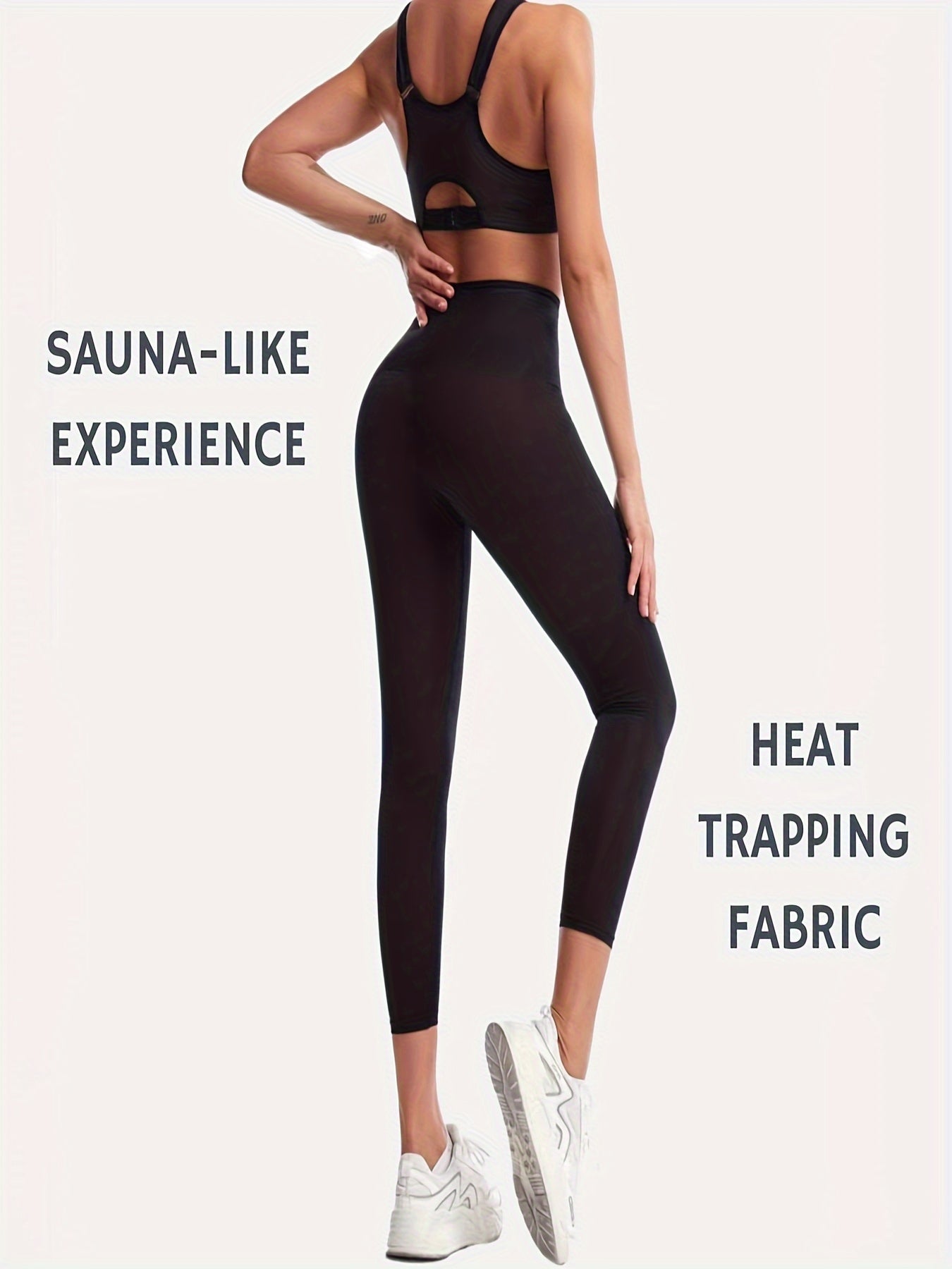 Sauna Sweat Workout Yoga Tight Pants Stretchy Fitness Running Sports SweatLeggin