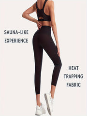 Sauna Sweat Workout Yoga Tight Pants Stretchy Fitness Running Sports SweatLeggin