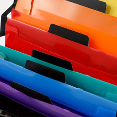 Wall Hanging File Organizer with 6 Folders