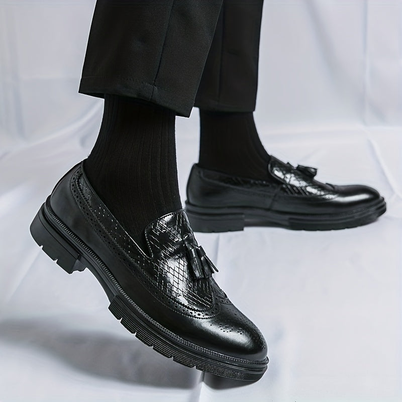 Men's Tassel Slip On Dress Shoes - Assorted Colors