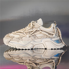 Men's Chunky Lace-Up Dad Sneakers Athletic Shoes
