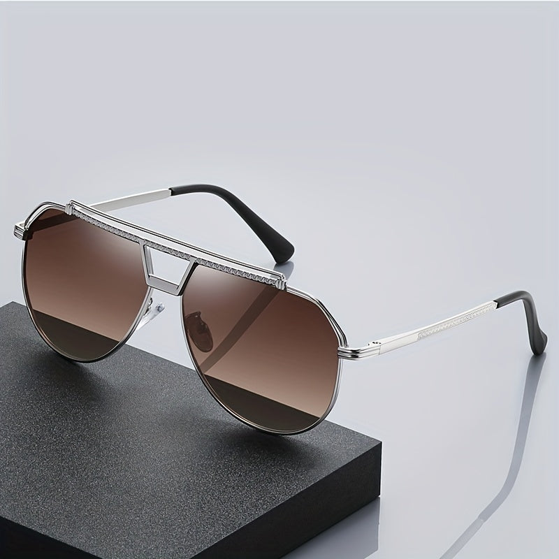 Men's Polarized Metal Sunglasses UV Protection