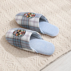 Men's Cartoon Print Non Slip Slippers Indoor Home House Shoes