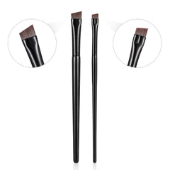 Ultra Thin Slanted Eyeliner Brush for Precise Application