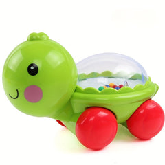 Small Animal Cart Little Turtle Toy Encourages Crawling