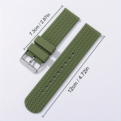 Sport Rubber Watch Strap Quick Release Silicone Watchband 18-24mm