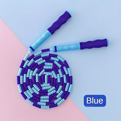 Adjustable Colorful Skipping Rope Soft Bead Section