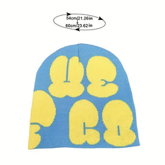 Fashionable Ear Protection Sport Beanie Hat With Printing