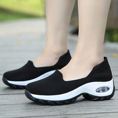 Women's Mesh Chunky Sneakers Slip On Lightweight Nursing Shoes