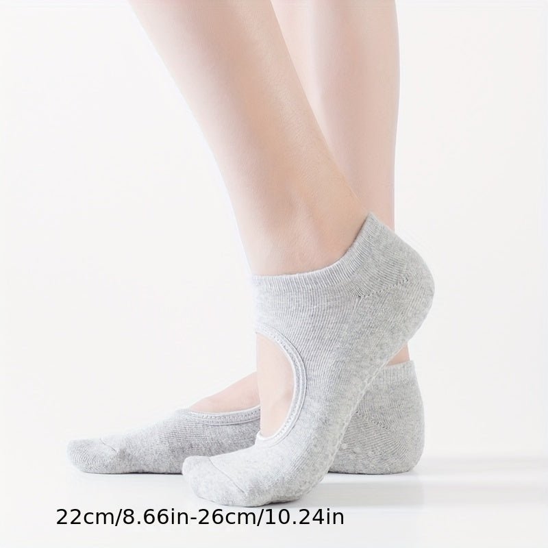 2 Pairs Non-Slip Cushioned Ankle Dance Socks