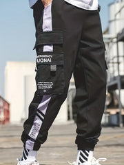 Cargo Pants Men's Casual Techwear Drawstring Hip Hop Joggers
