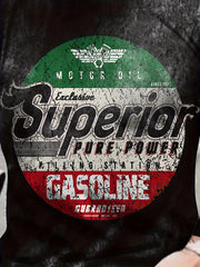Men's Long Sleeve Vintage Novelty T-shirt For Autumn