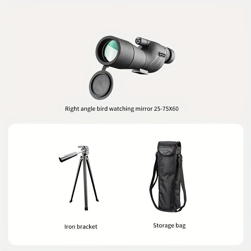 60mm Large Obj Lens Outdoor Monocular with Tripod - Christmas Gift
