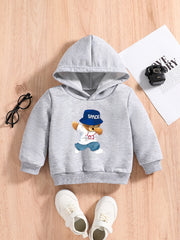 Bear Series Print Boys Sweatshirt Hoodie