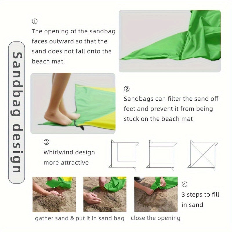 Portable Inflatable Mat for Outdoor Beach Camping