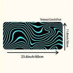 Stripe Pattern Mouse Pad Non-slip Creative Design Office Laptop Gift
