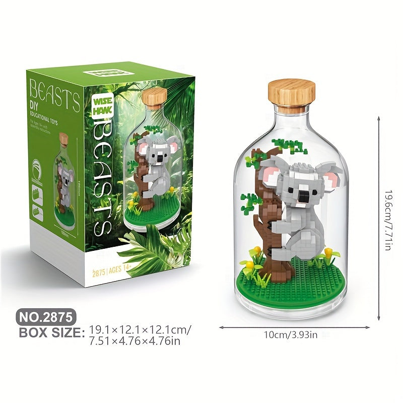 Animal Series 3D Puzzle Building Blocks DIY Display Miniatures