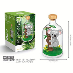 Animal Series 3D Puzzle Building Blocks DIY Display Miniatures