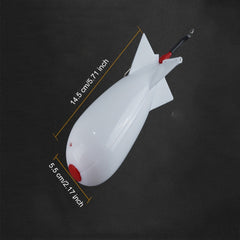 Rocket Shaped Fishing Feeder Bait Holder - Carp Fishing