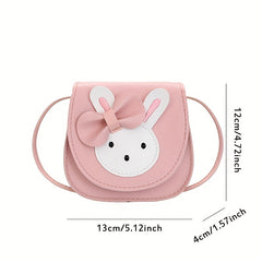 Girls Cartoon Rabbit Coin Purse Wallet Crossbody Bag