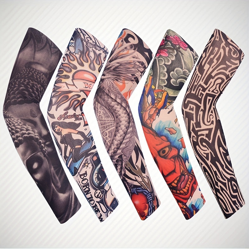 Men's Outdoor Sunscreen Tattoo Sleeves