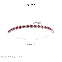 Crystal Rhinestone Silvery Hairband Headband Princess Tiara