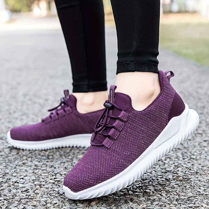 Women's Outdoor Running Shoes Non-slip Lace-Up Sneakers