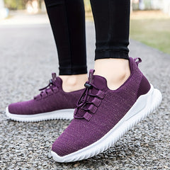 Women's Outdoor Running Shoes Non-slip Lace-Up Sneakers