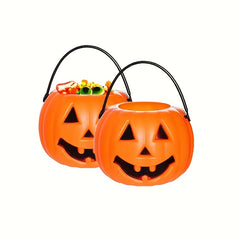 Halloween Pumpkin Lantern Candy Bucket Mini Ghost Candy Bucket