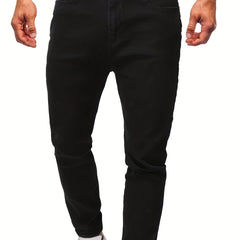 Men's Slim Fit Stretch Denim Jeans for All Seasons