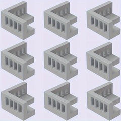 Building Block Set Create Your Own Palace Pavilion Farm Garden