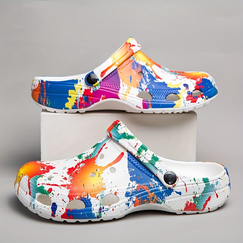 Men's Camo Slip-On Mules: Comfortable Indoor/Outdoor Shoes