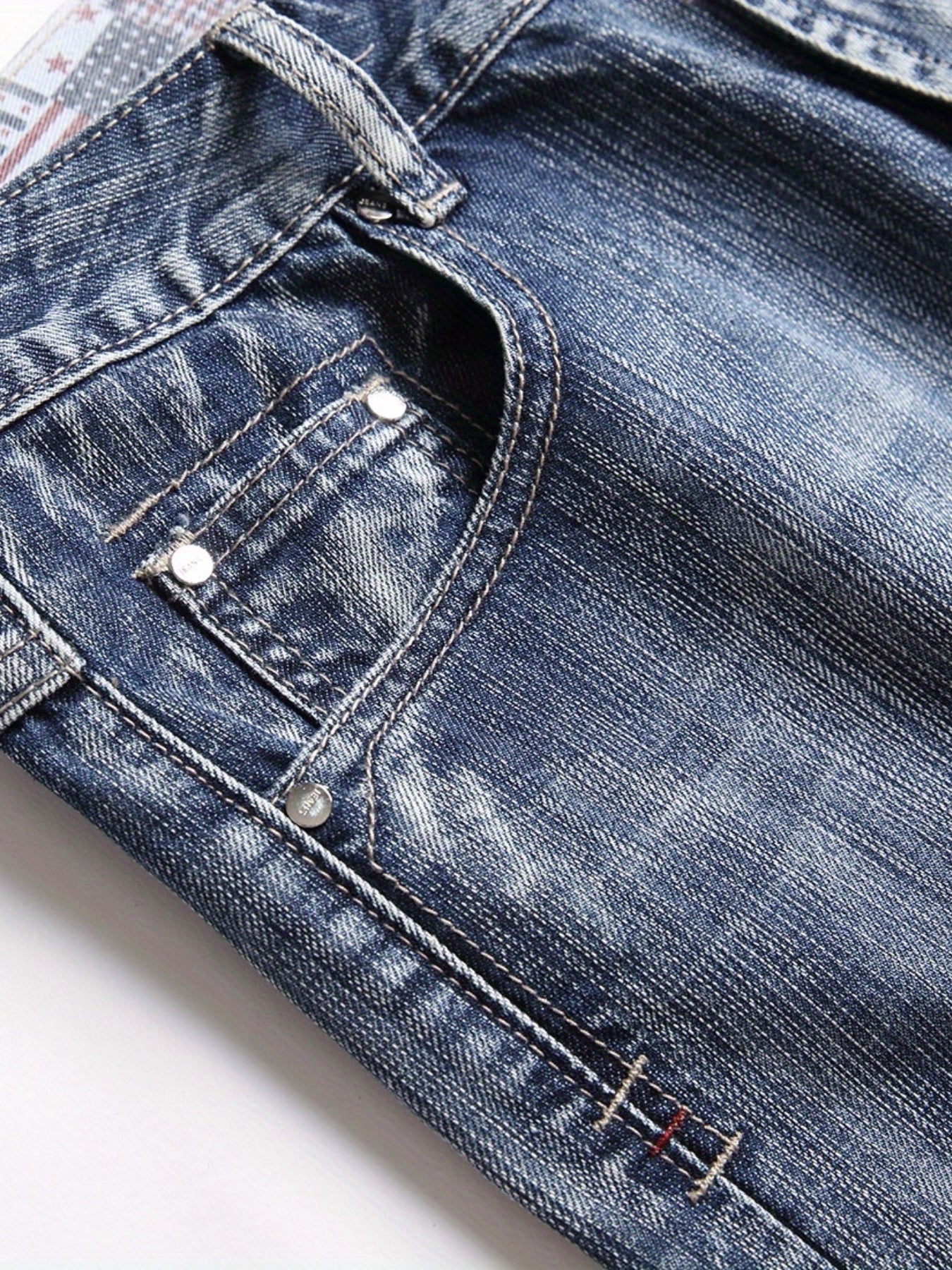 Men's Ripped Denim Shorts Street Style Casual Distressed Summer Shorts