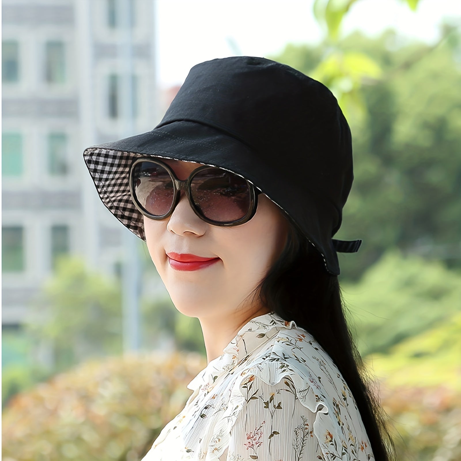 Short Brim Bucket Hat Lightweight Solid Summer Sun Hats Fisherman Cap Women