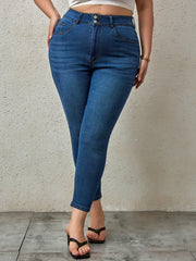 Women's High-Waisted Distressed Skinny Jeans
