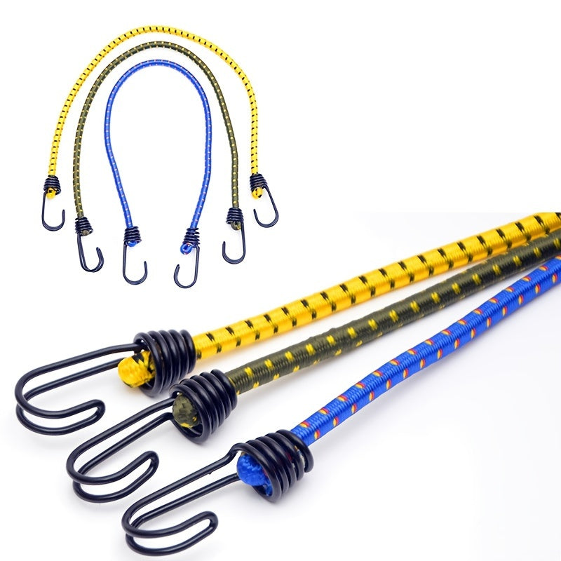 Outdoor Elastic Rope Bundle with Hooks for Camping
