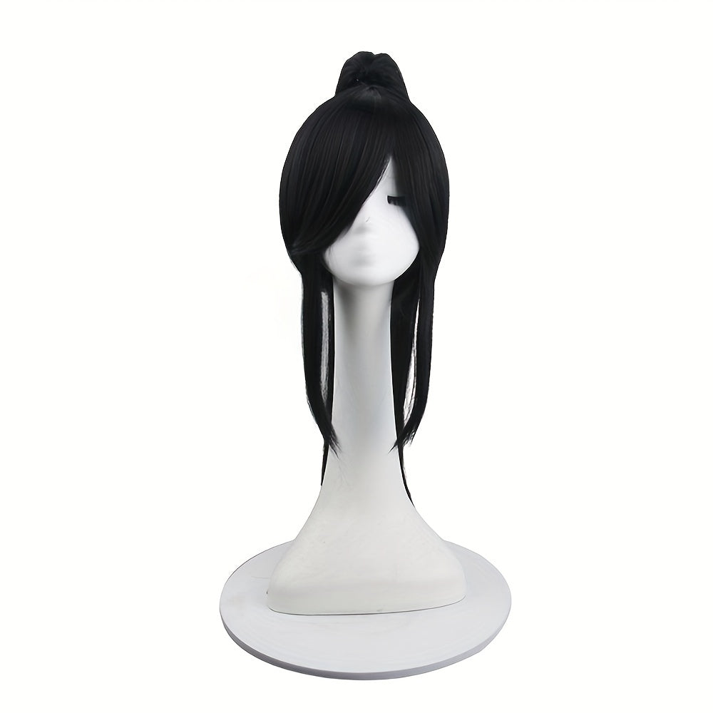 Men's 18 Inch Anime Cosplay Wig - Chemical Fiber Costume Hairpiece